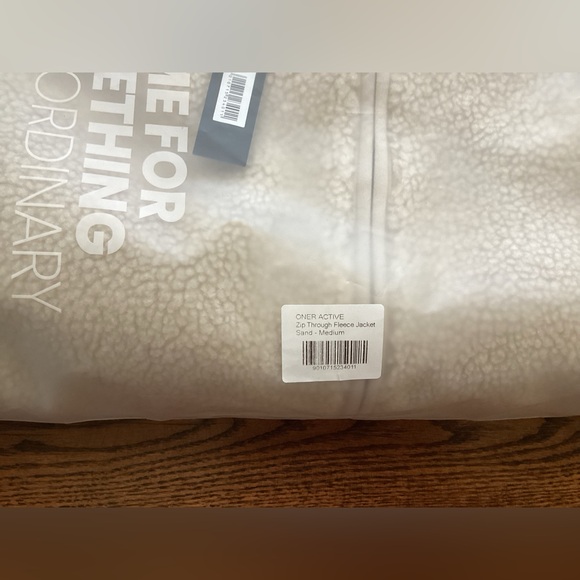 Oner Active Sand Zip Through Fleece Jacket - Picture 11 of 11